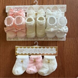 Newborn baby girl socks